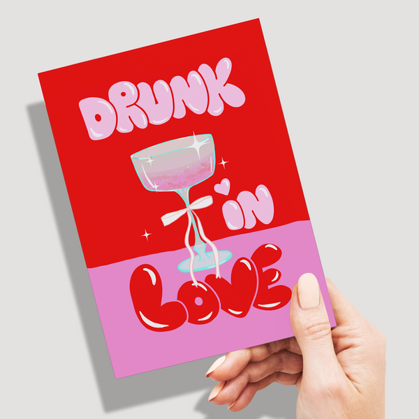 Drunk In Love Cheers Pack of 10 Greeting Cards