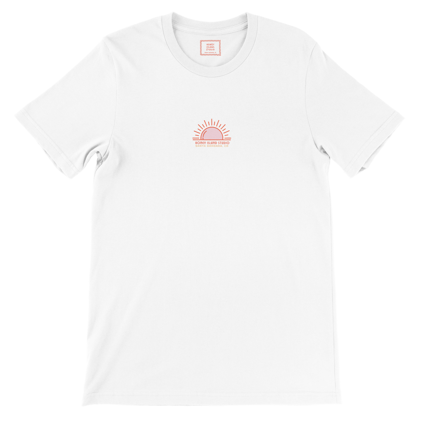 Greetings From Santa Barbara Premium T-shirt - Honey Island Studio