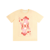 Queen of Hearts Cowgirl Martini Cotton Unisex T-Shirt