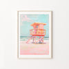 Lifeguard Tower - Giclée Fine Art Print