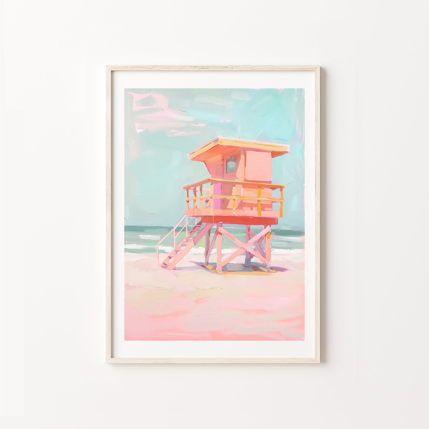 Lifeguard Tower - Giclée Fine Art Print