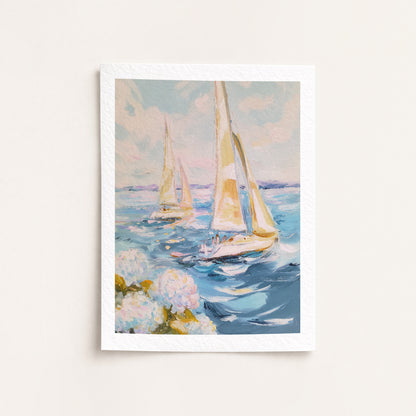 Sailboats - Giclée Fine Art Print