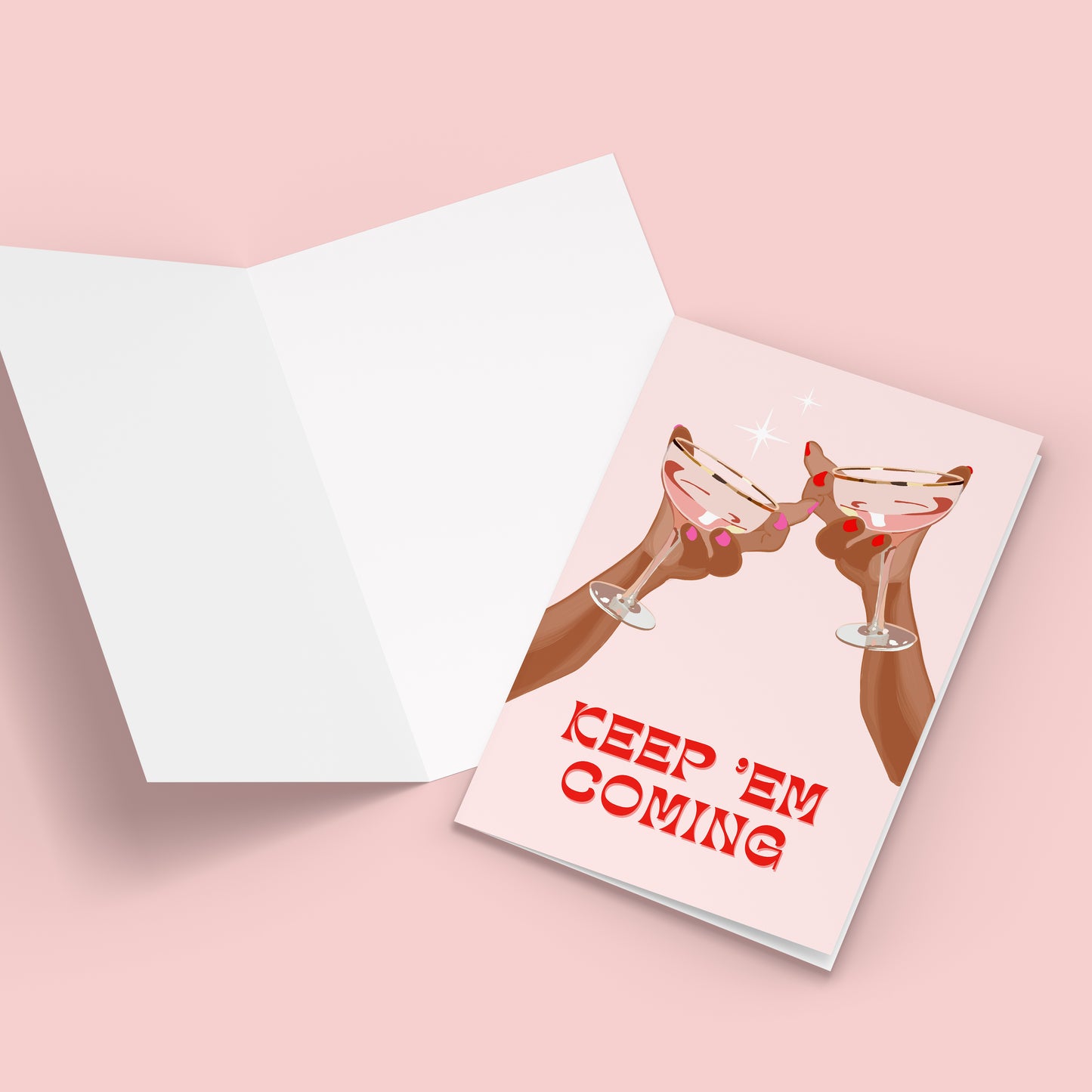 Keep 'Em Coming Pack of 10 Greeting Cards (standard envelopes)