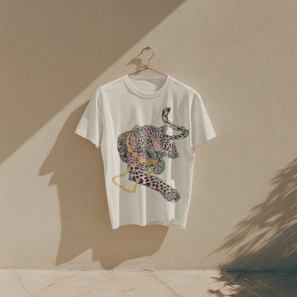 Leopard Tee Unisex Pure Cotton T-Shirt