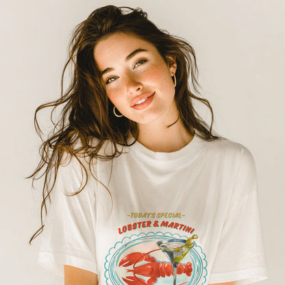 Lobster Martini Premium T-shirt - Honey Island Studio