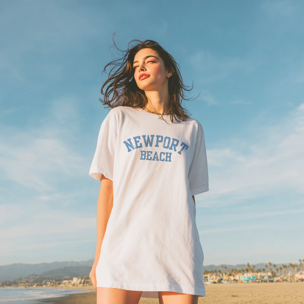 Newport Beach Cotton Unisex T-Shirt