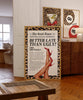 Better Late than Ugly Leopard Wall Art Bathroom Print