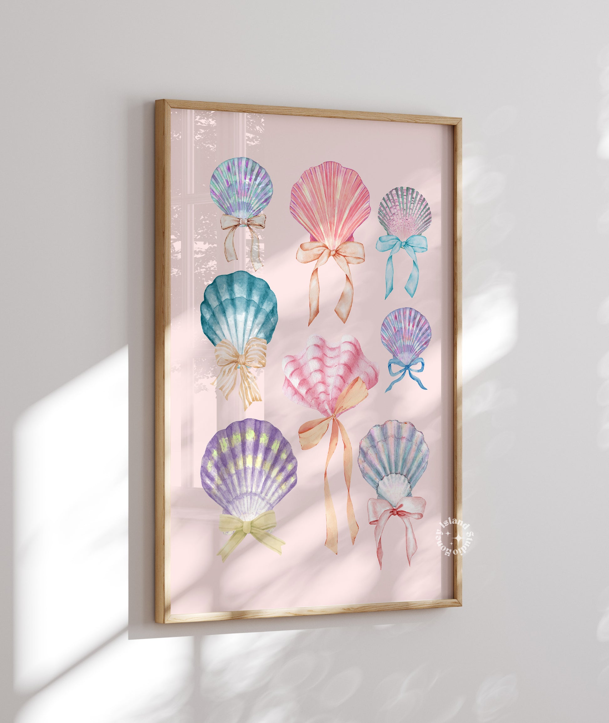  Elevate your space with a gentle wave of coastal elegance. Our Coquette Seashell Print Poster features a delicate pink design that effortlessly blends into any beach house, feminine dorm, or chic apartment decor. Perfect for lovers of the coastal coquette aesthetic, seashells, and soft ocean vibes.