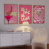 Be Nice or Leave Groovy Wall Art Poster