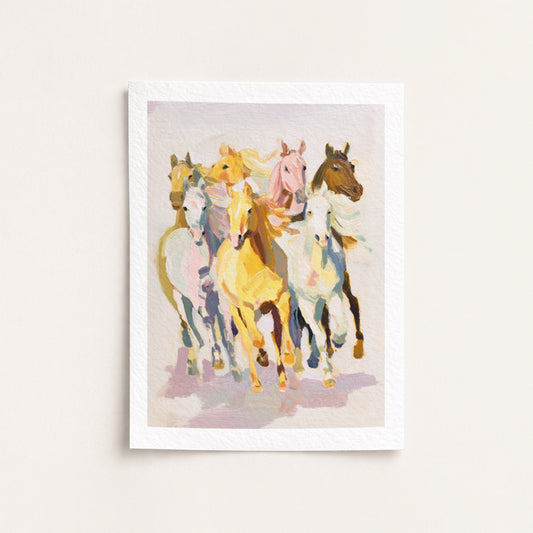 Seven Horses - Giclée Fine Art Print