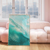 wave art print poster framed dorm decor