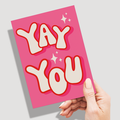 Yay You Congrats Greeting Card Pack of 10 Greeting Cards